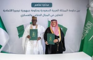 Nigeria, Saudi Arabia Sign Defence Cooperation Agreement
